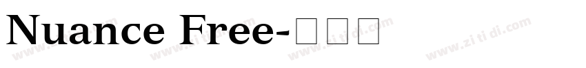 Nuance Free字体转换